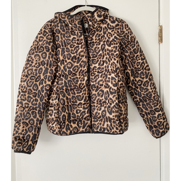 aritzia leopard coat